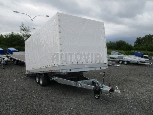 Naklápěcí přívěs s rampou AD 2,7T 4,17x2,09/1,80