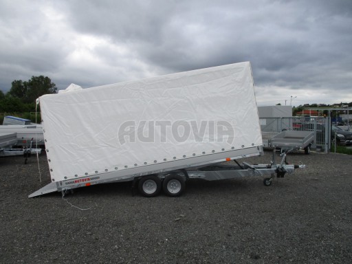 Naklápěcí přívěs s rampou AD 2,7T 4,17x2,09/1,80