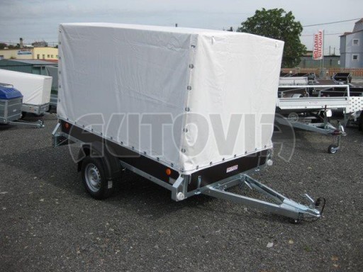 Sklopný přívěs s plachtou ZV 26 750kg N1 skl 2,50x1,30/1,57 POČ