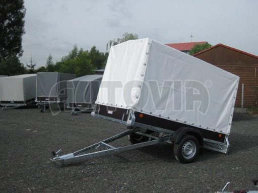 Sklopný přívěs s plachtou ZV 26 750kg N1 skl 2,50x1,30/1,57 POČ