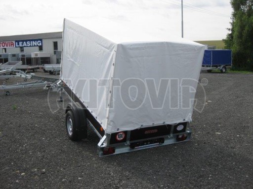 Sklopný přívěs s plachtou ZV 26 750kg N1 skl 2,50x1,30/1,57 POČ