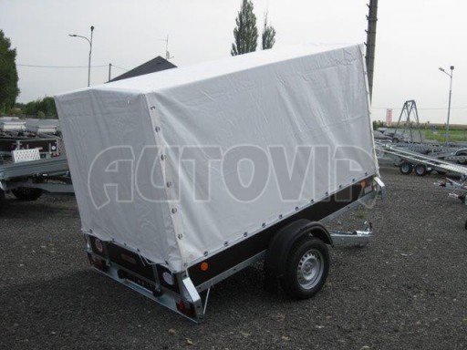 Sklopný přívěs s plachtou ZV 26 750kg N1 skl 2,50x1,30/1,57 POČ