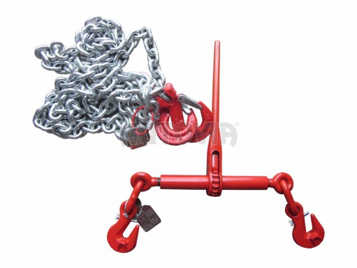 Kotvící řetěz s ráčnou 13mm 100kN 4m pozink č.1