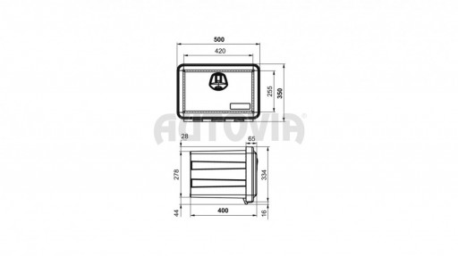 Daken JUST 500, box 500x350x400 mm č.3