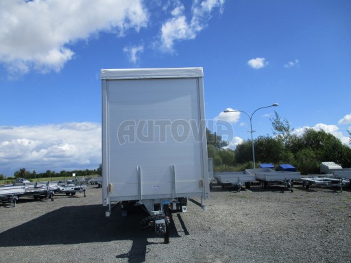 Tandemový jednoosý vzduchem brzděný přívěs AVG 10T B1 7,40x2,48/3,06 č.4