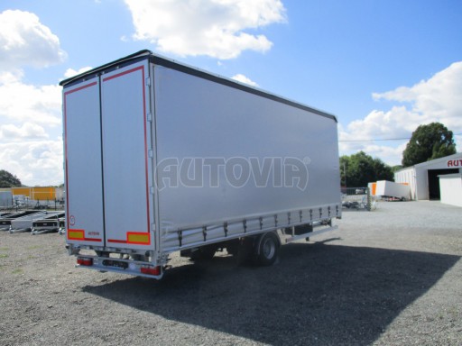 Tandemový jednoosý vzduchem brzděný přívěs AVG 10T B1 7,40x2,48/3,06 č.2