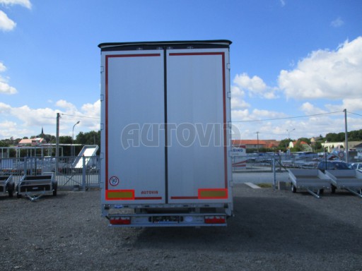 Tandemový jednoosý vzduchem brzděný přívěs AVG 10T B1 7,40x2,48/3,06 č.6