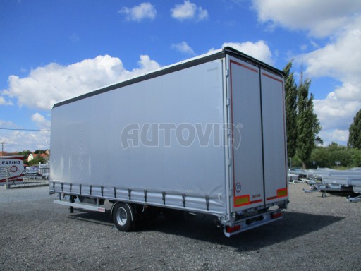 Tandemový jednoosý vzduchem brzděný přívěs AVG 10T B1 7,40x2,48/3,06 č.3