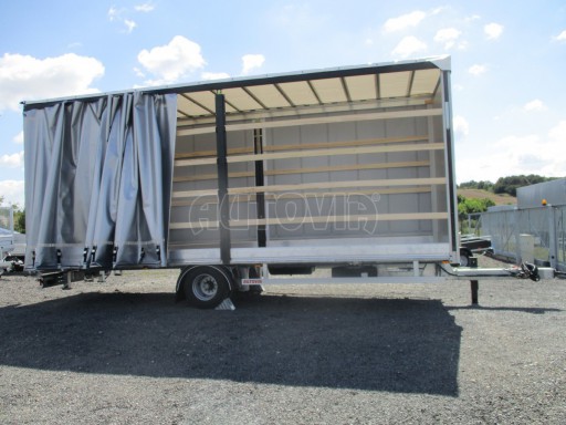 Tandemový jednoosý vzduchem brzděný přívěs AVG 10T B1 7,40x2,48/3,06 č.8