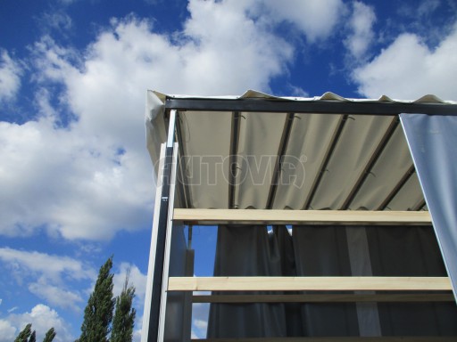 Tandemový jednoosý vzduchem brzděný přívěs AVG 10T B1 7,40x2,48/3,06 č.9