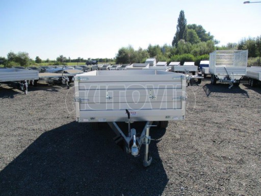 Přívěsný vozík v provedení valník s nástavbou ZV 32 2,0T B2 3,00x1,80/0,70