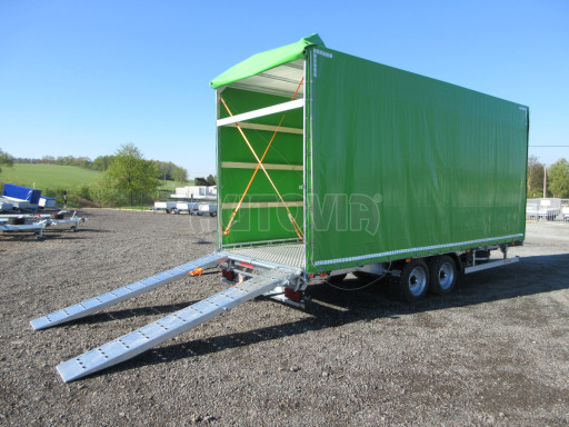 Hydraulicky sklopný přepravník VVA 6,0T 6,20x2,10/2,70 č.16