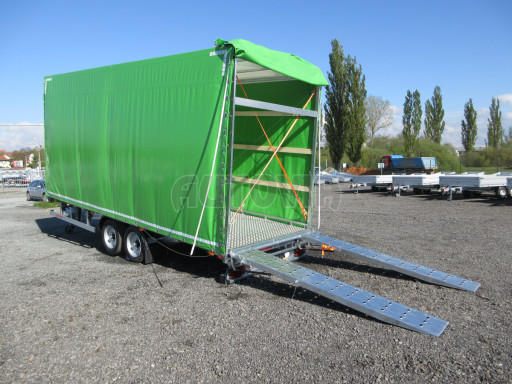 Hydraulicky sklopný přepravník VVA 6,0T 6,20x2,10/2,70 č.2