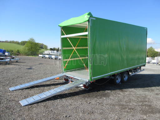 Hydraulicky sklopný přepravník VVA 6,0T 6,20x2,10/2,70 č.17