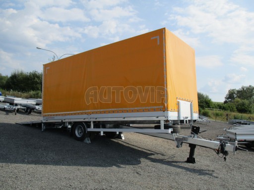 *Nákladní přívěs vzduchem brzděný AVG 10T B1 6,50x2,48/2,70G ruč č.20