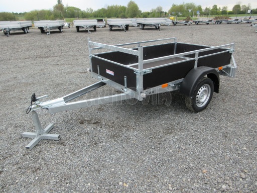 Nebrzděný jednoosý přívěs VA 750kg 2,06x1,27/0,30 č.1