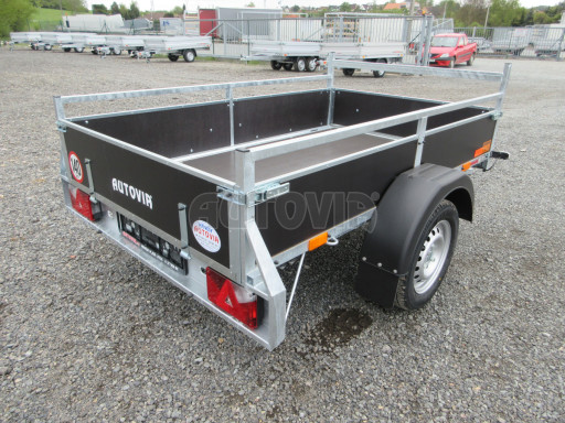 Nebrzděný jednoosý přívěs VA 750kg 2,06x1,27/0,30 č.6