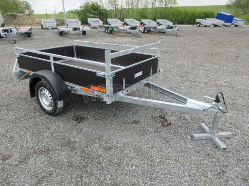 Nebrzděný jednoosý přívěs VA 750kg 2,06x1,27/0,30 č.8