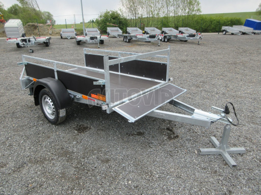 Nebrzděný jednoosý přívěs VA 750kg 2,06x1,27/0,30 č.9