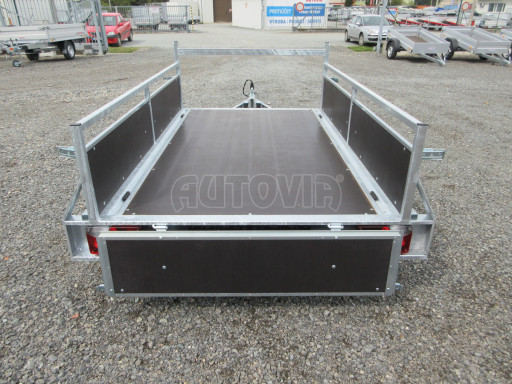 Nebrzděný jednoosý přívěs VA 750kg 2,06x1,27/0,30 č.13