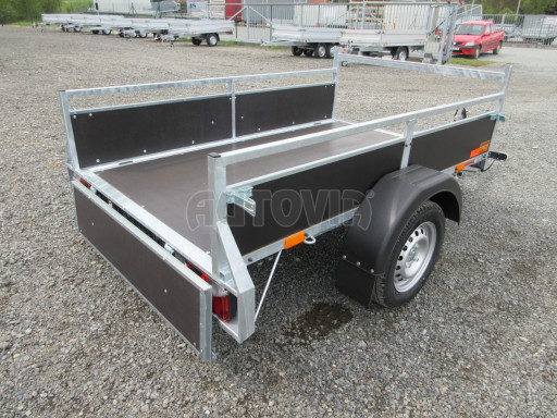 Nebrzděný jednoosý přívěs VA 750kg 2,06x1,27/0,30 č.14