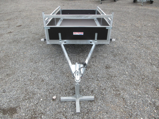 Nebrzděný jednoosý přívěs VA 750kg 2,06x1,27/0,30 zesílená náprava č.2