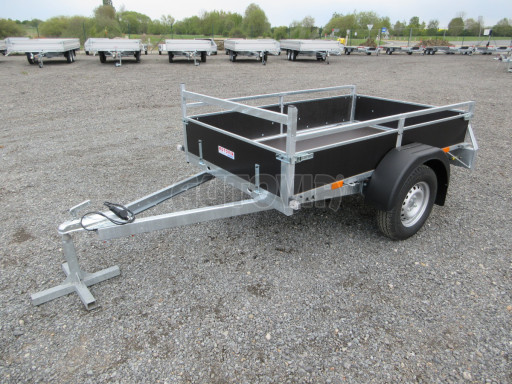 Nebrzděný jednoosý přívěs VA 750kg 2,06x1,27/0,30 zesílená náprava č.1