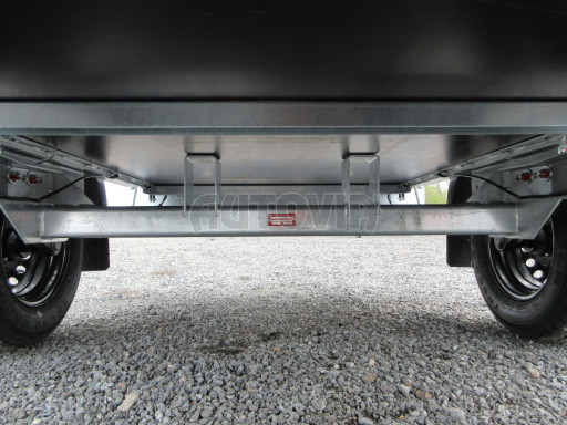 Nebrzděný jednoosý přívěs VA 750kg 2,06x1,27/0,30 zesílená náprava č.18