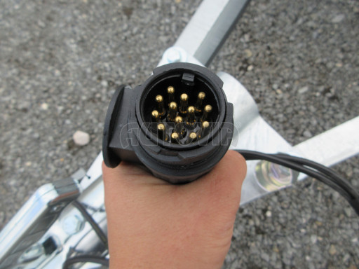 Nebrzděný jednoosý přívěs VA 750kg 2,06x1,27/0,30 zesílená náprava č.17