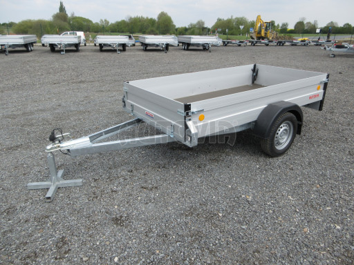 PROFI hliníkový přívěs ZV 26 ALU N1 2,50x1,25/0,35 POČ zesílená náprava