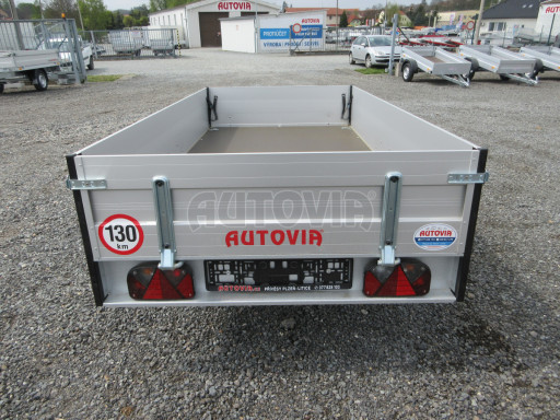 PROFI hliníkový přívěs ZV 26 ALU N1 2,50x1,25/0,35 POČ zesílená náprava