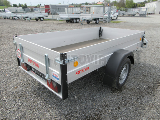 PROFI hliníkový přívěs ZV 26 ALU N1 2,50x1,25/0,35 POČ zesílená náprava