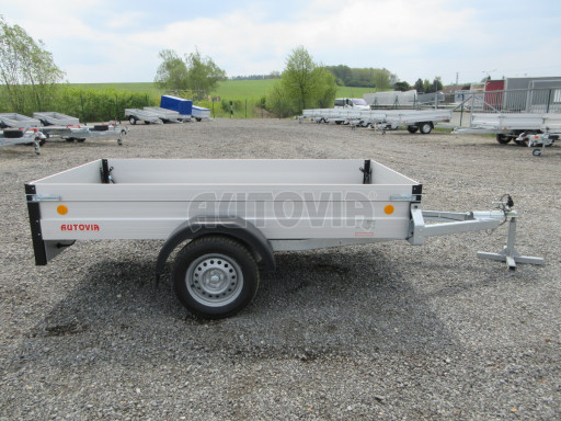 PROFI hliníkový přívěs ZV 26 ALU N1 2,50x1,25/0,35 POČ zesílená náprava