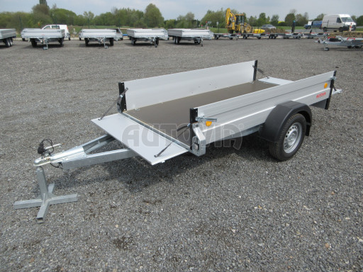 PROFI hliníkový přívěs ZV 26 ALU N1 2,50x1,25/0,35 POČ zesílená náprava