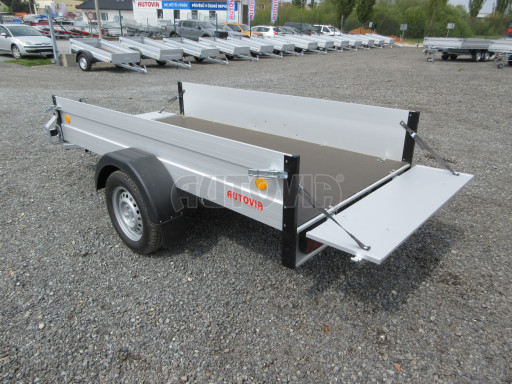 PROFI hliníkový přívěs ZV 26 ALU N1 2,50x1,25/0,35 POČ zesílená náprava