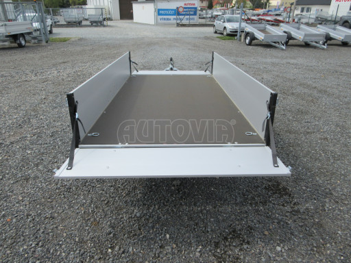 PROFI hliníkový přívěs ZV 26 ALU N1 2,50x1,25/0,35 POČ zesílená náprava