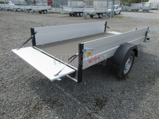 PROFI hliníkový přívěs ZV 26 ALU N1 2,50x1,25/0,35 POČ zesílená náprava