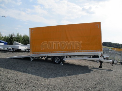 *Nákladní přívěs vzduchem brzděný AVG 10T B1 6,50x2,48/2,70G el č.28