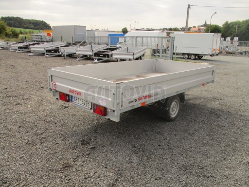 Jednoosý brzděný přívěs bazar ZV 33 1,3T B1 POČ 3,30x1,70/0,35 12