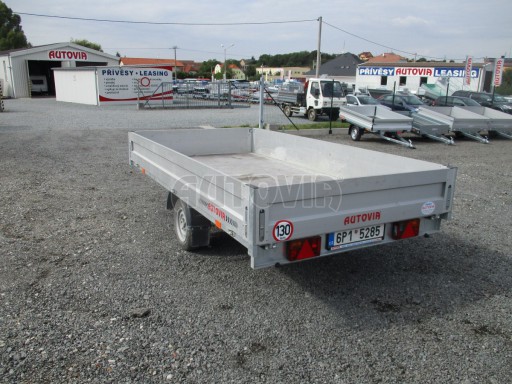 Jednoosý brzděný přívěs bazar ZV 33 1,3T B1 POČ 3,30x1,70/0,35 12