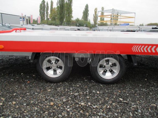 Přepravník automobilů s celohliníkovou ložnou plochou IM 2,7T 5,01x2,09 ALU č.4
