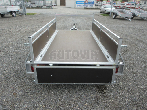Nebrzděný jednoosý přívěs VA 750kg 2,52x1,27/0,30 RE POČ č.12