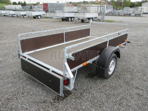 Nebrzděný jednoosý přívěs VA 750kg 2,52x1,27/0,30 RE POČ č.13