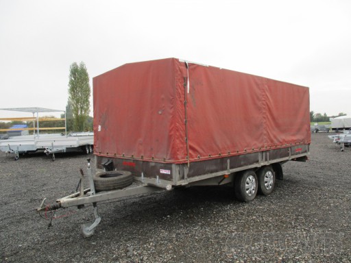 Bazar-dvouosý brzděný přívěs s plachtou MARO 2,5T 4,90x2,06/1,69 č.1
