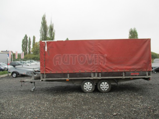 Bazar-dvouosý brzděný přívěs s plachtou MARO 2,5T 4,90x2,06/1,69 č.3