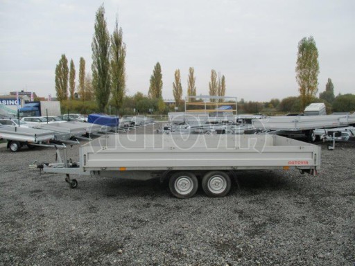 Hydraulicky sklopný přívěs bazar AD 2,5T 4,15x2,10/0,35 bazar č.5