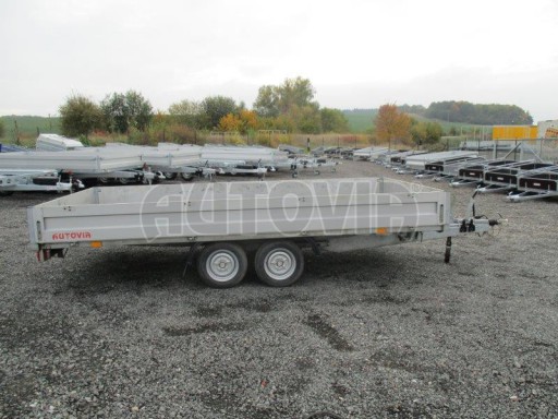 Hydraulicky sklopný přívěs bazar AD 2,5T 4,15x2,10/0,35 bazar č.9