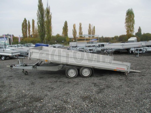 Hydraulicky sklopný přívěs bazar AD 2,5T 4,15x2,10/0,35 bazar č.21