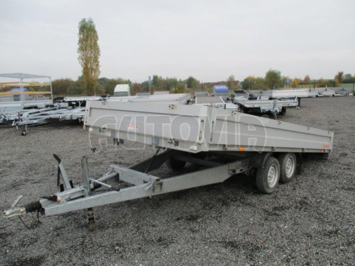 Hydraulicky sklopný přívěs bazar AD 2,5T 4,15x2,10/0,35 bazar č.2