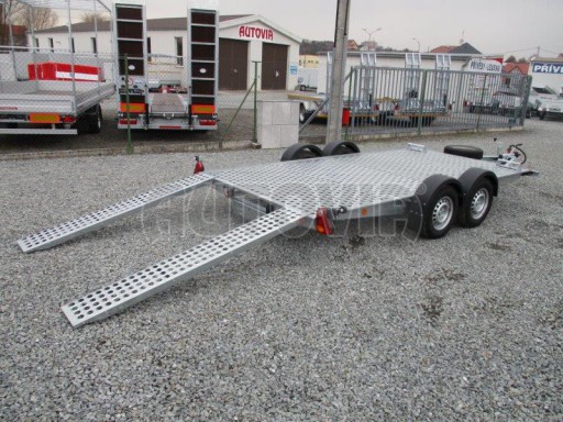 Přepravník aut plošinový TPA 2,7T 4,00x1,98 ZN PLATO č.11